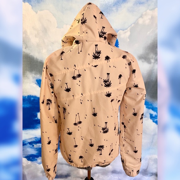 Volcom Enemy Lines Palm Tree Windbreaker Jacket ✨ - Picture 3 of 10